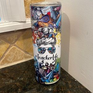 #TeacherLife Stainless Steel Tumbler (20 oz)